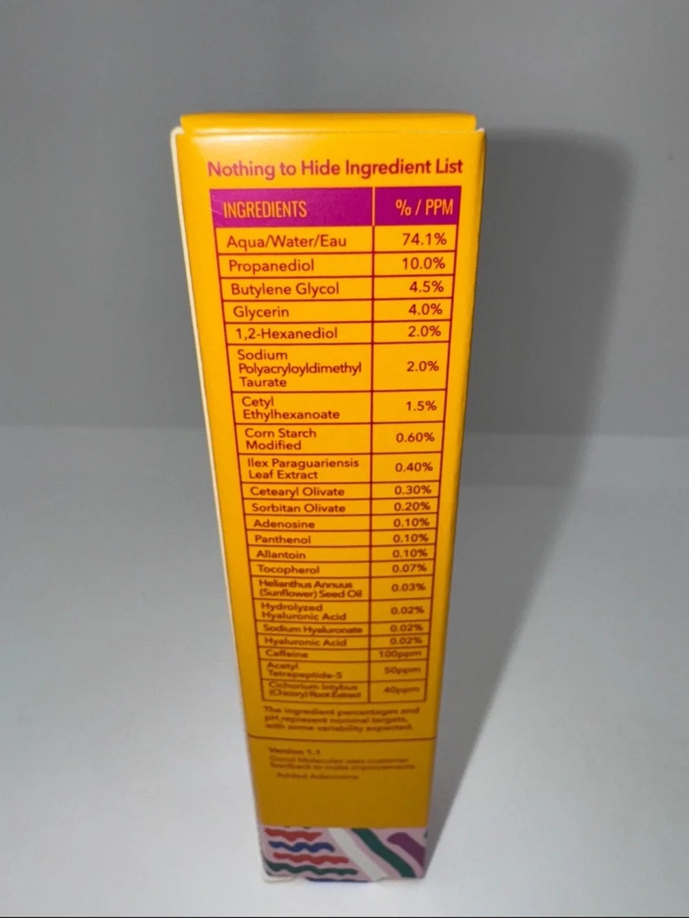 Good Molecules Wake Up Eye Gel 15ml .5oz New & Sealed